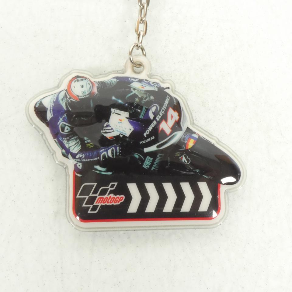 Porte-clés Randy Depuniet #14 MotoGP pour moto cadeau motard Neuf