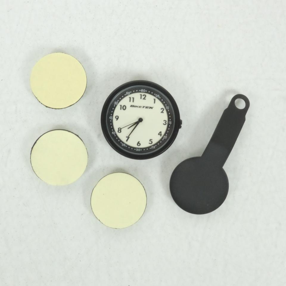 Micro horloge Ø40mm universelle Biketek pour moto scooter mobylette CLKBW Neuf