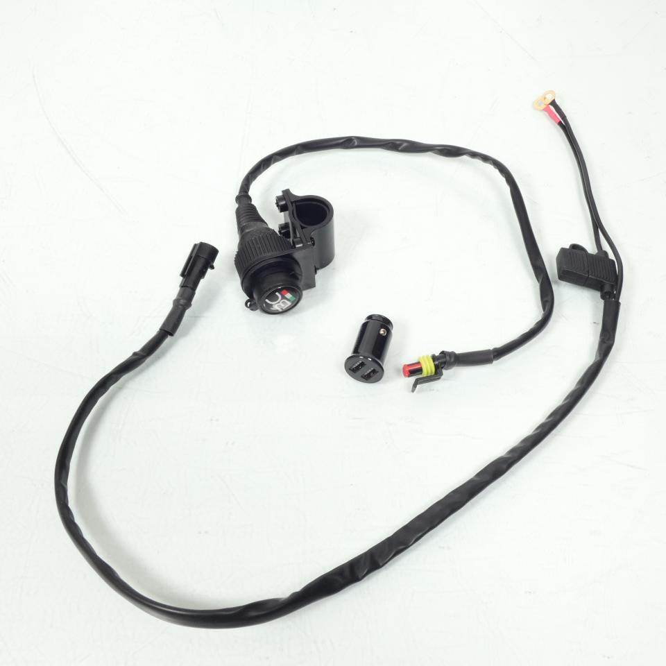 Prise allume cigare étanche 12V 2A BC Battery pour moto P12USBDUAL Neuf