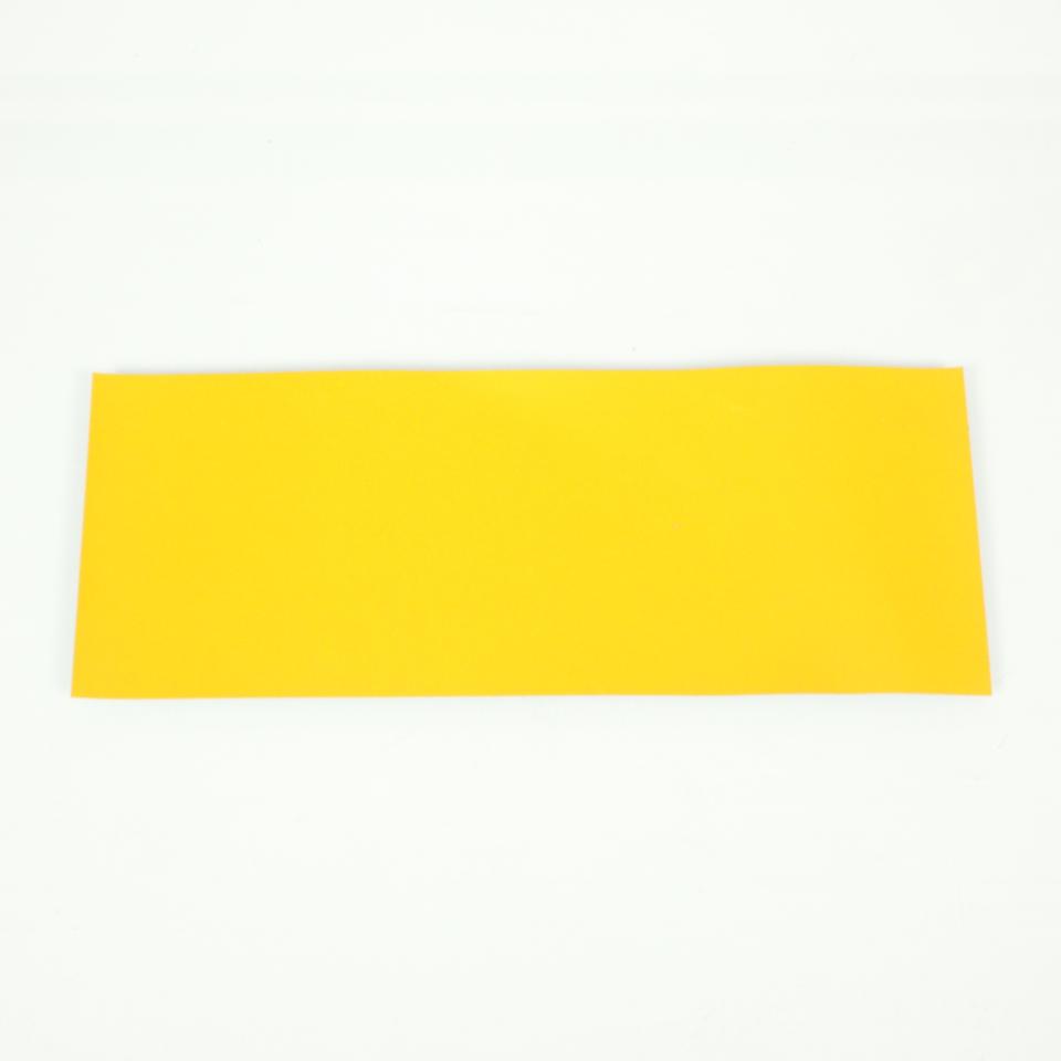 Bande fond plaque immatriculation 103x280mm jaune blanc pour moto scooter Neuf