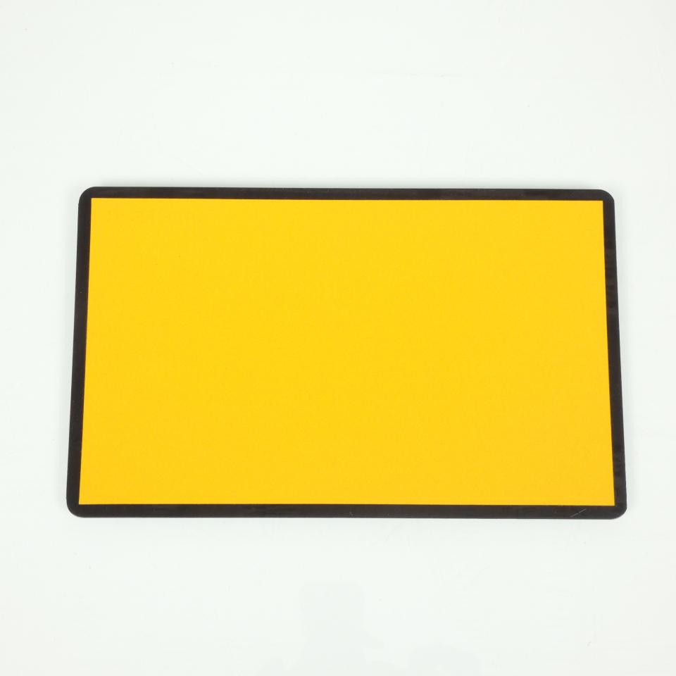 Plaque immatriculation 210x130mm Tiflex jaune TPPR8015 pour moto par 10 Neuf