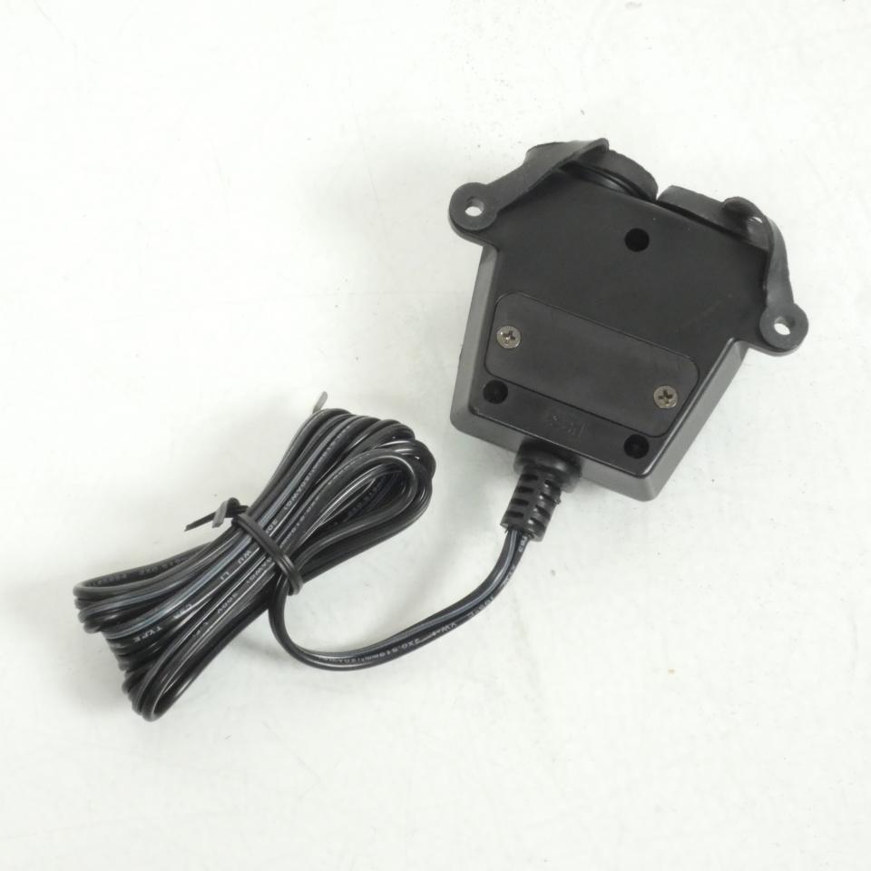 Double prise allume cigare Ø20mm 12V 10A 1.4m HEBE pour moto scooter Quad Neuf