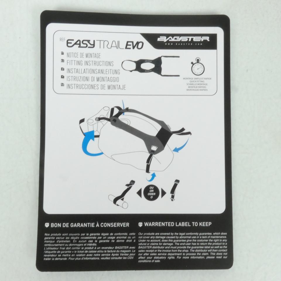 Support universel de réservoir 42.5cm EASY TRAIL XAC510 Bagster pour moto neuf