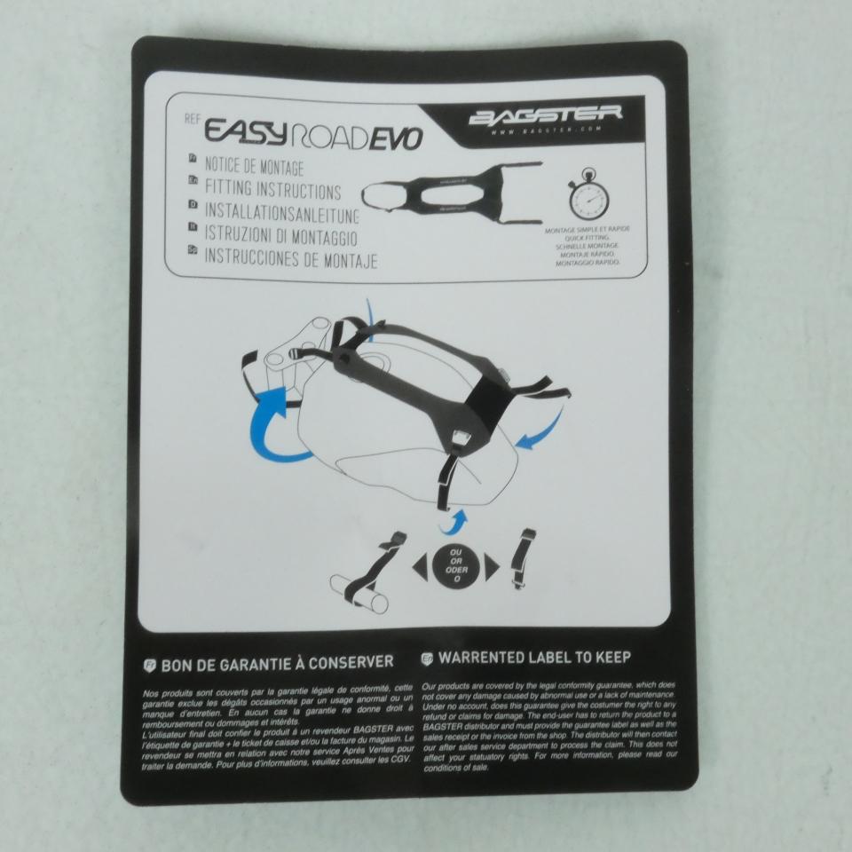 Support universel réservoir 52.5cm EASY ROAD XAC500 Bagster pour moto Neuf