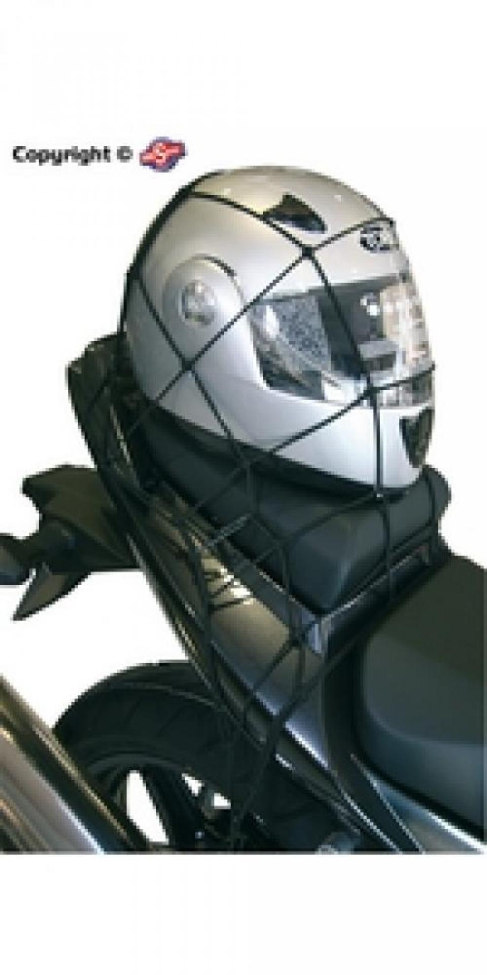 Filet à casque noir bagage accessoire Mad pour moto scooter quad Neuf