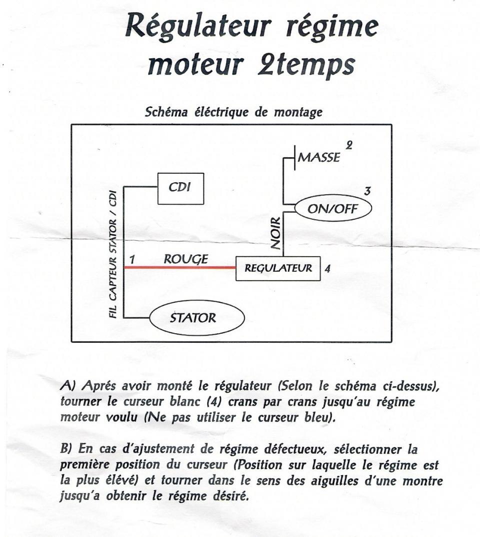 Boitier Régulateur régime moteur P2R pour moto Neuf