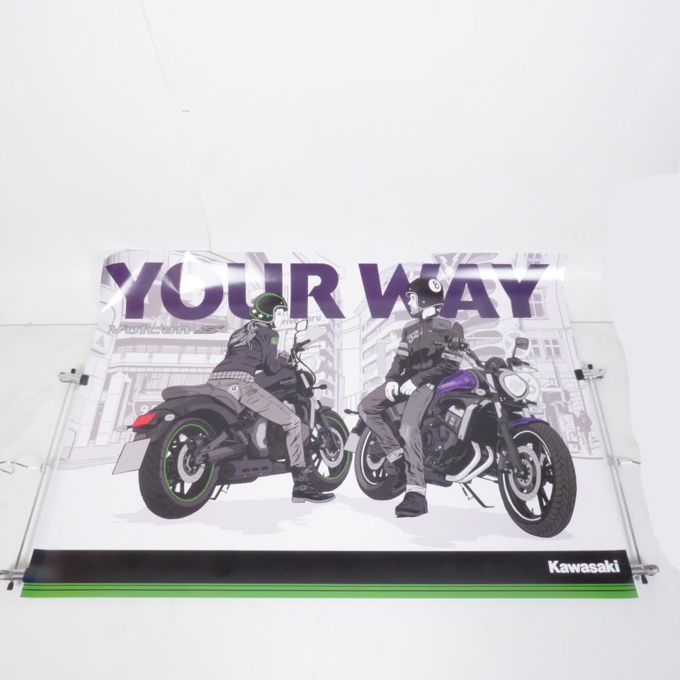 Poster de pour moto Kawasaki Vulcan S Your Way en 99.5 x 69cm Neuf en destockage