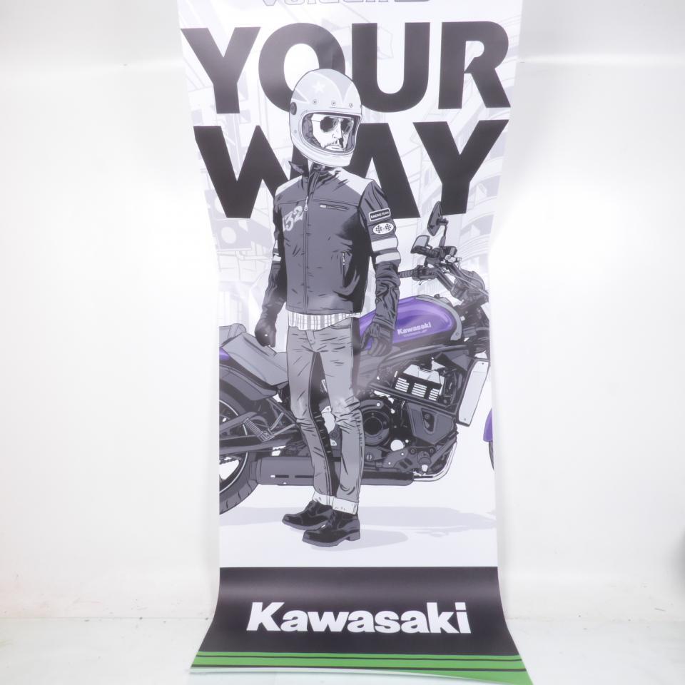 Poster affiche panneau publicitaire origine pour Moto kawasaki vulcan S Neuf