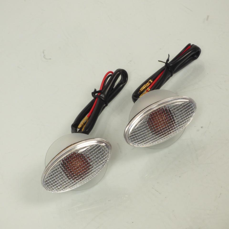 Clignotant ovale à ampoule flanc de carénage Replay pour moto 12V 10W Neuf