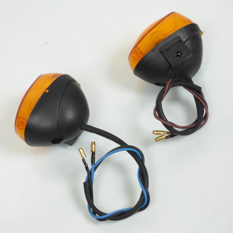 Paire de clignotant Teknix pour scooter Keeway 50 F-ACT orange / 12V 10W Neuf