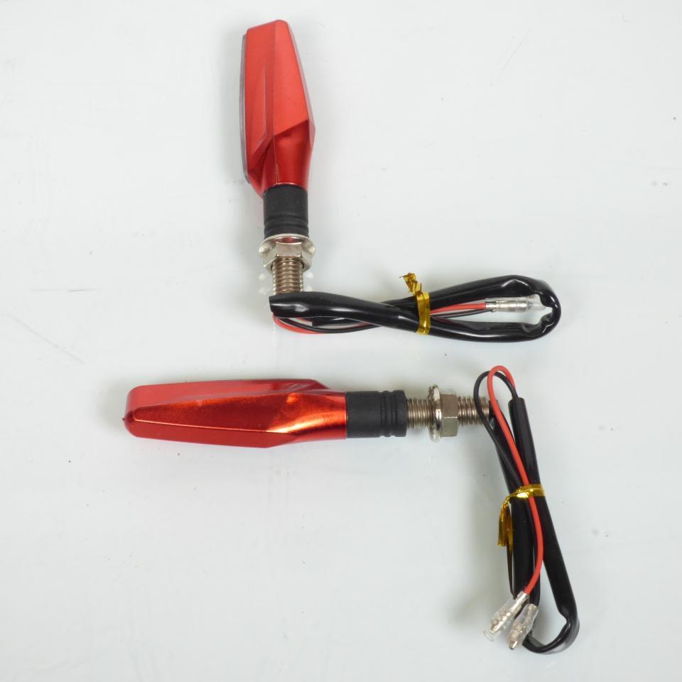 Paire de clignotant rouge séquentiel à LED 12V Tun'R Smogg V2 pour moto Neuf
