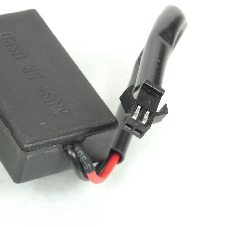 Paire Éclairage de plaque Led 12V anodisé noir pour moto scooter M8x125 Neuf