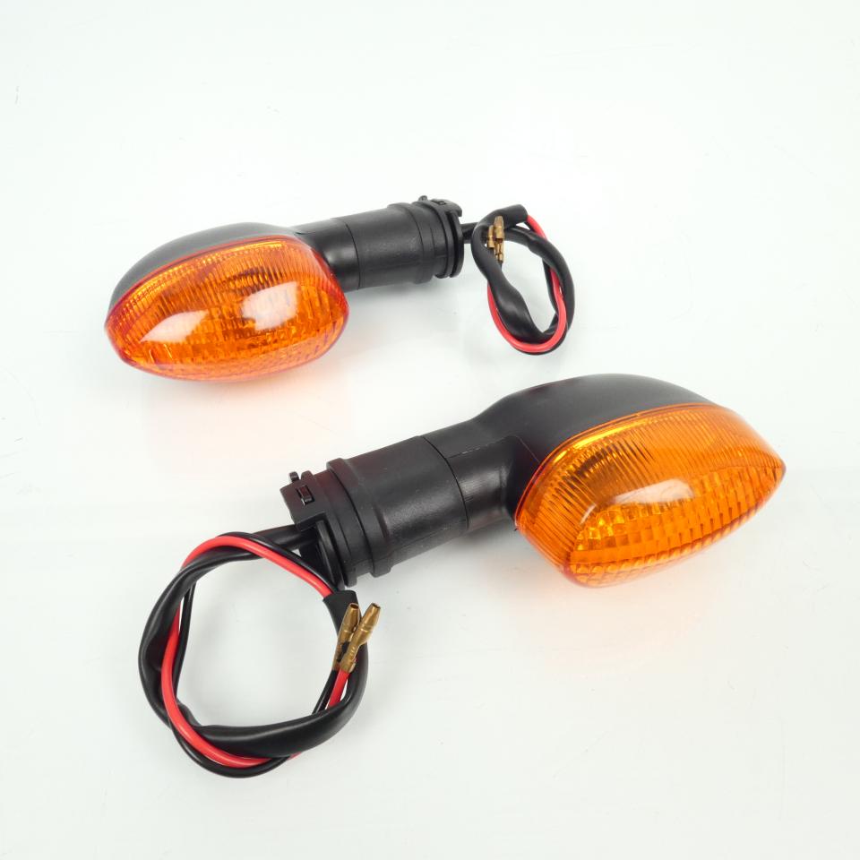 Paire clignotant cabochon orange ampoule 12V 10W Générique pour moto Neuf