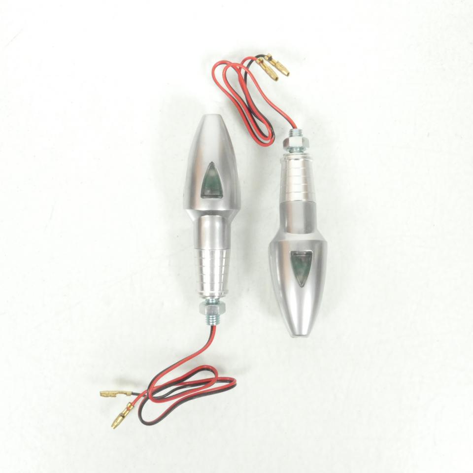 Clignotant pour deux roues Suzuki R016 ARG Led 12V 0.7W Paire Gris Neuf