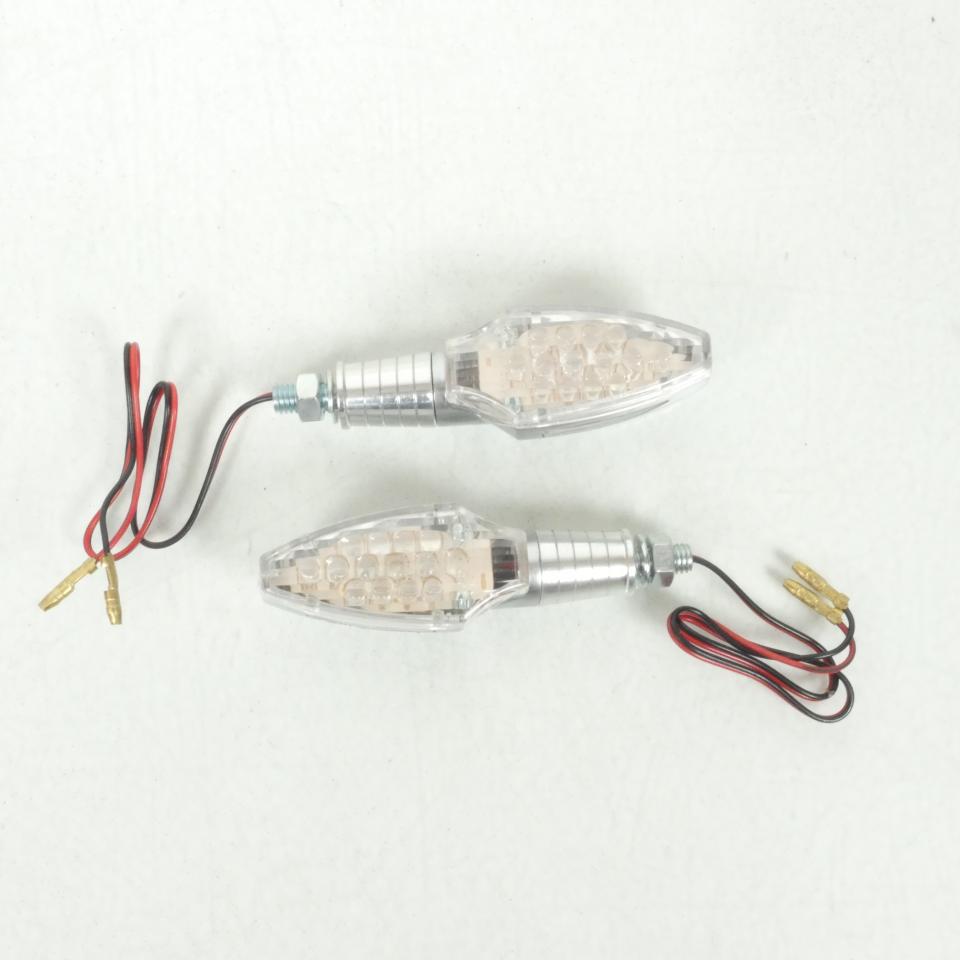 Clignotant pour deux roues Suzuki R016 ARG Led 12V 0.7W Paire Gris Neuf
