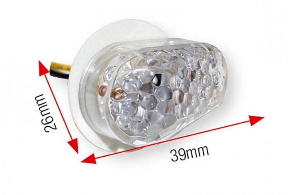 Paire de petit clignotant à LED pour moto Yamaha 011-1 Neuf