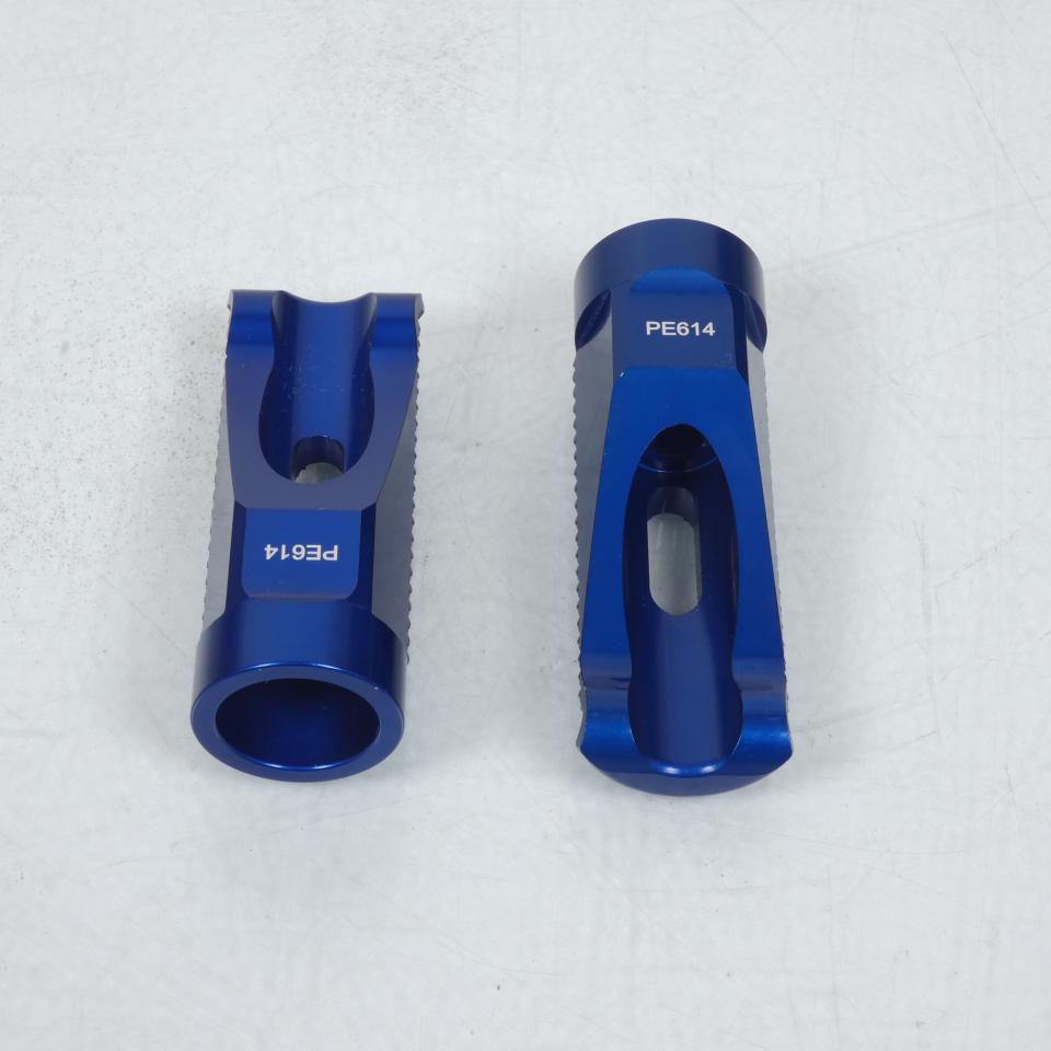 Paire Cale pied Bleu Rizoma pour moto Kawasaki 650 Z 2017 à 2019 PE614U Neuf