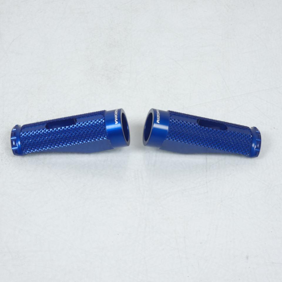 Paire Cale pied Bleu Rizoma pour moto Kawasaki 650 Z 2017 à 2019 PE614U Neuf