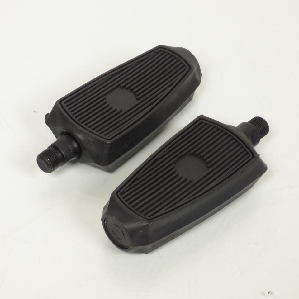 Paire de pédale droite gauche noir filetage 9/16 Ø14.3mm pour vélo cyclo Solex