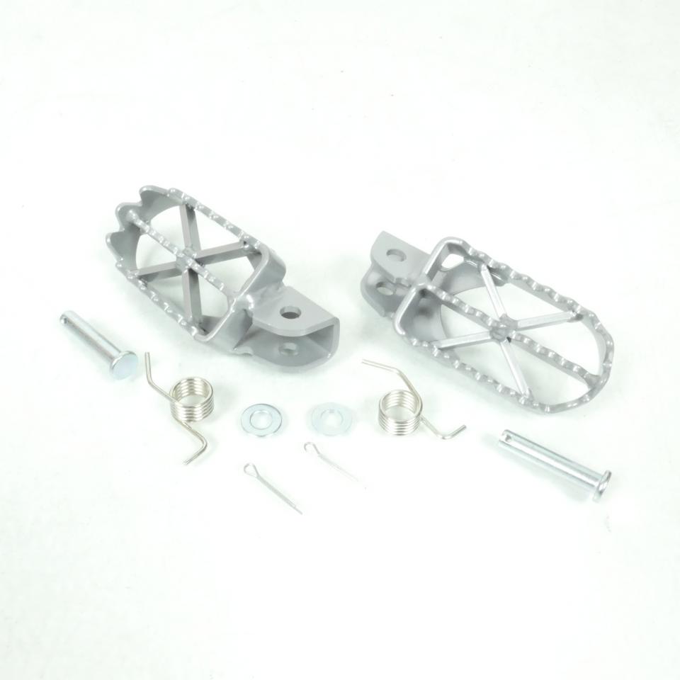 Paire Cale pied D&G Gris pour pit bike YCF YC110-0902-17 YC110-0902/10 Neuf