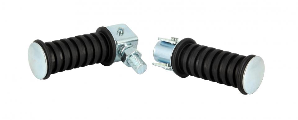 Paire de cale pied rond pour moto mobylette cyclo pour motocycle adaptable universel M12