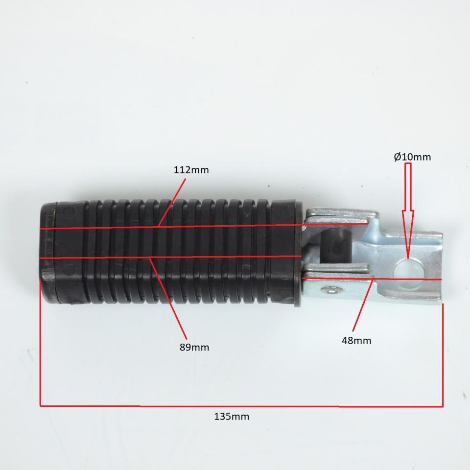 Cale pied plat type origine pour deux roues diamètre fixation 10mm Neuf