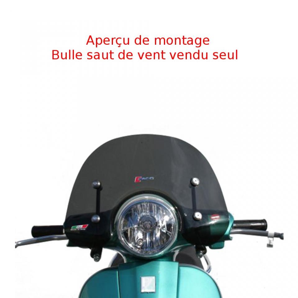 Bulle saut de vent Faco pour scooter Piaggio 50 Vespa Lx 4T 4V 2009 à 2013 Neuf