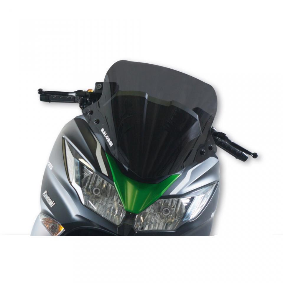 Bulle Malossi sport fumé foncé pour scooter Kawasaki 125 J IE Après 2014 Neuf