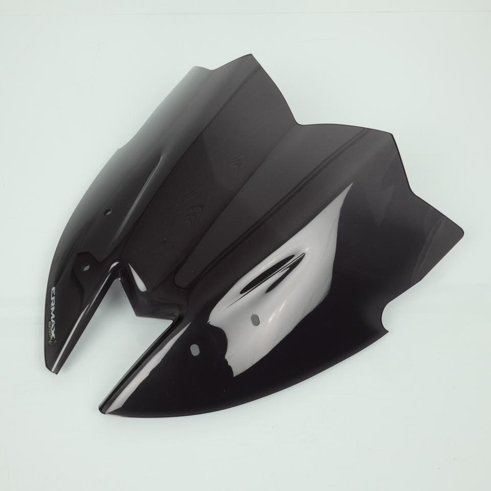 Saut de vent Ermax Sport noir clair pour moto Kawasaki 800 Z 2013 à 2016 Neuf