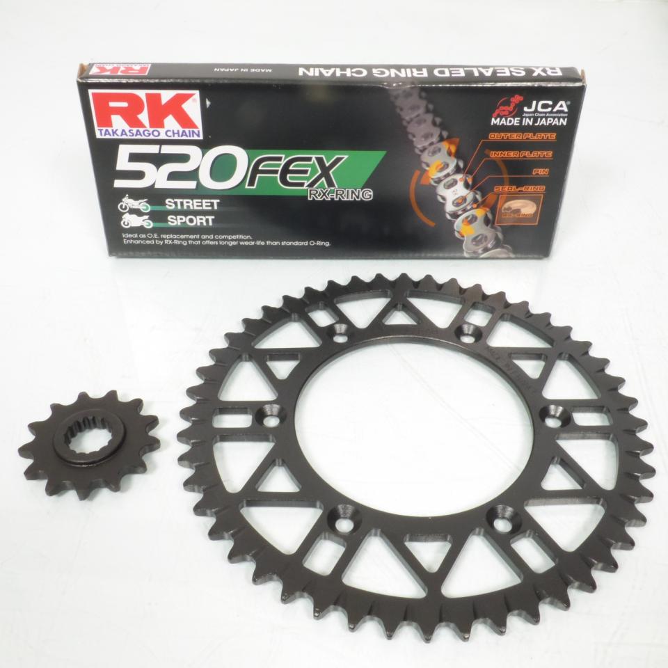 Kit chaîne France Equipement pour Moto KTM 300 EXC 13x48 pas 520 Neuf