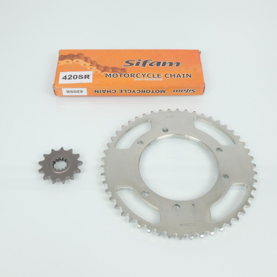 Kit chaîne Sifam pour moto Rieju 50 Mrt Sm Pro 2009 à 2019 13x50 P 420 Al 105mm