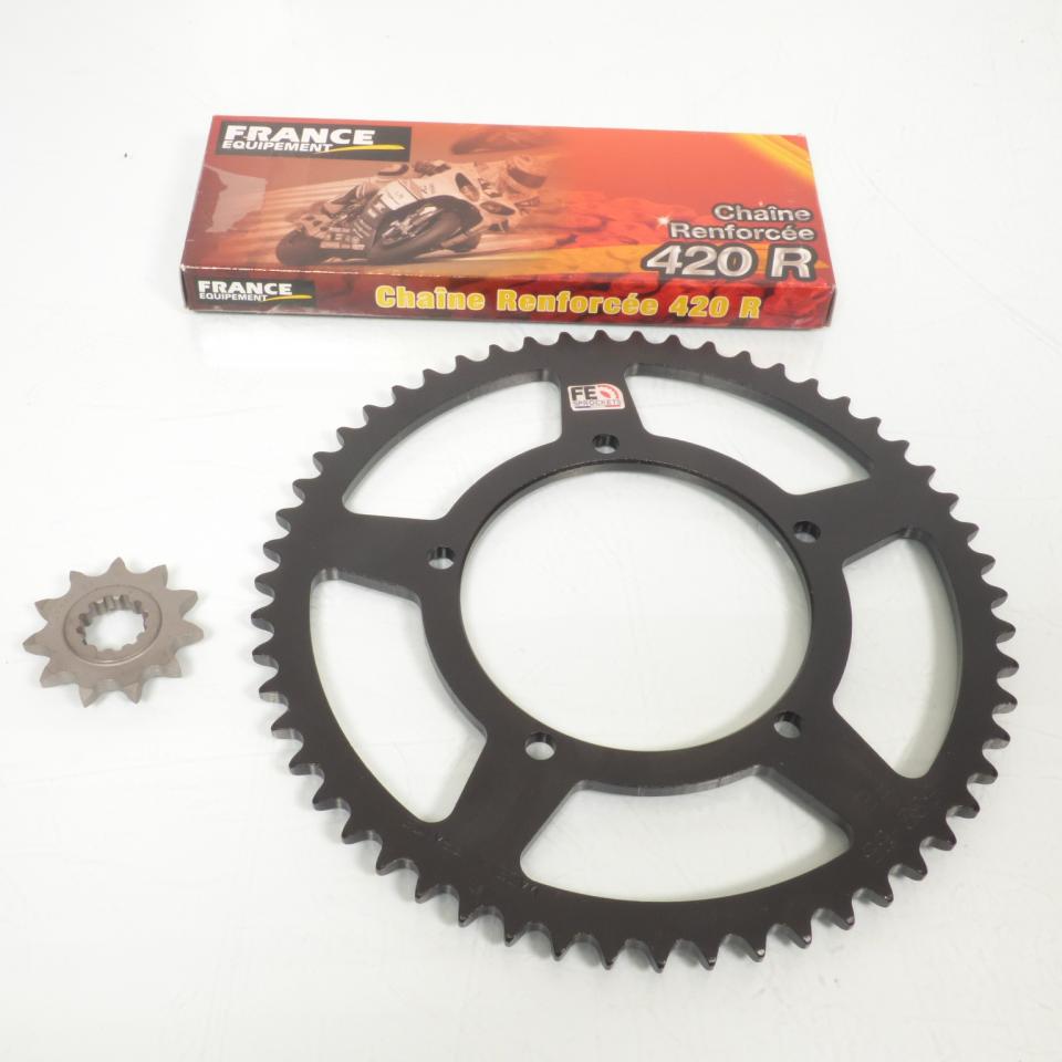 Kit chaîne FE pour moto Generic 50 Trigger Sm 2006 à 2018 11x55 P420 Ø105mm Neuf
