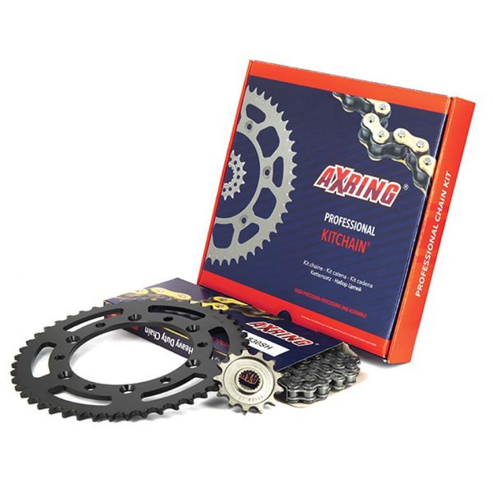 Kit chaîne Axring pour Moto Hyosung 125 GT Comet 2004 à 2012 Neuf