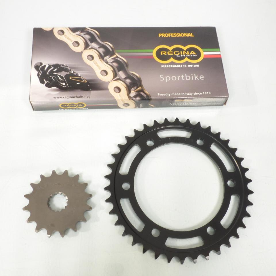 Kit chaîne Regina pour Moto Kawasaki 750 Zr-7 1999 à 2004 16x38 pas 525 Neuf