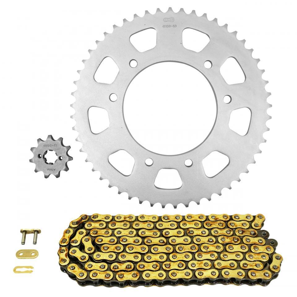 Kit chaîne Afam pour Moto Gilera 50 RCR ENDURO 2012 à 2017 Neuf
