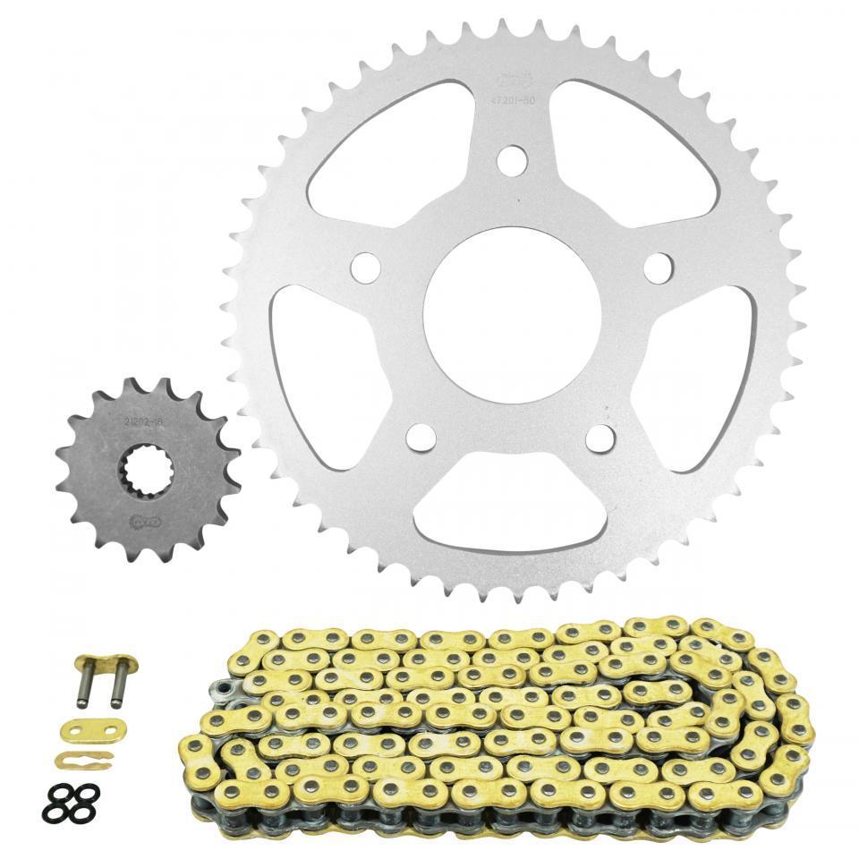 Kit chaîne Afam pour Moto Derbi 125 GPR nude 2004 à 2008 Neuf