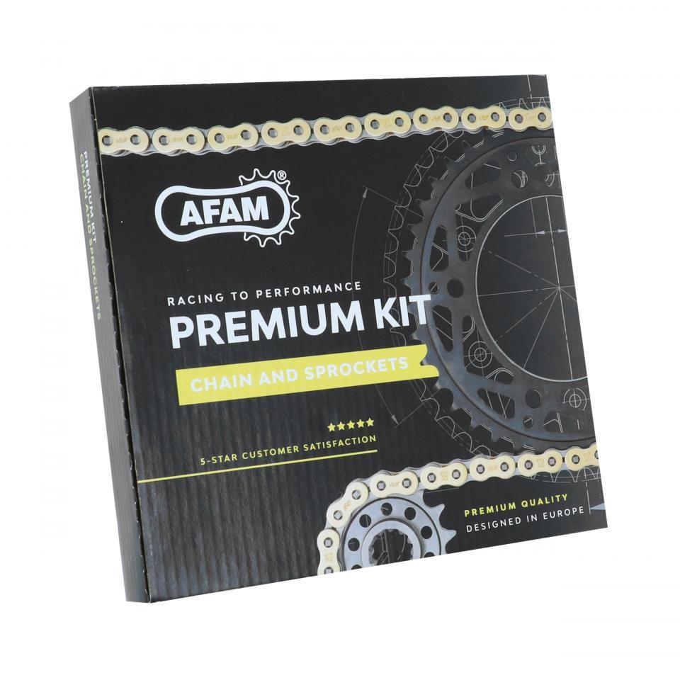 Kit chaîne Afam pour Moto Kawasaki 500 Er-5 1997 à 2007 Neuf