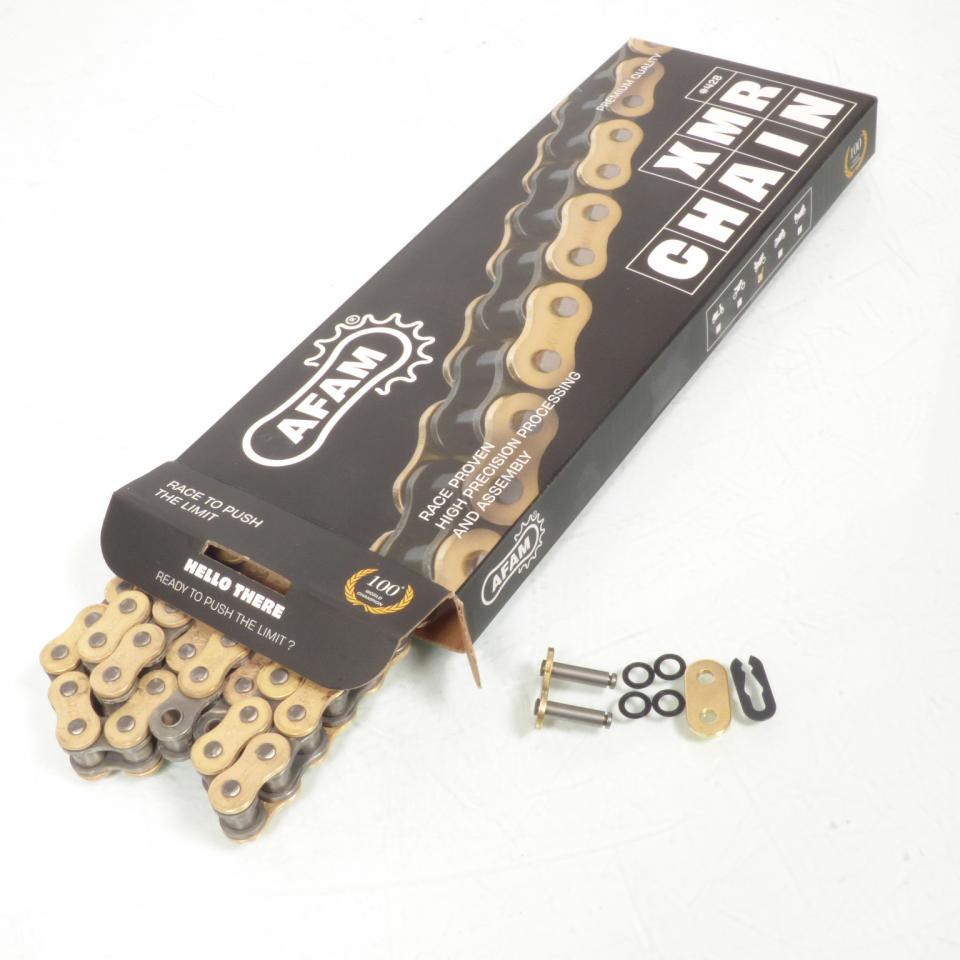 Kit chaîne Afam pour moto Honda 125 Cb R 2018 à 2020 15x47 pas 428 Neuf