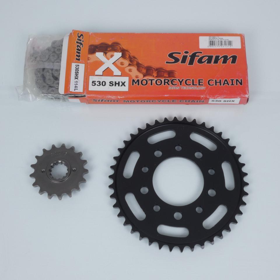 Kit chaîne Sifam pour moto Honda 1000 CBR F 1989 à 1995 17x42 P530 Al 80mm Neuf