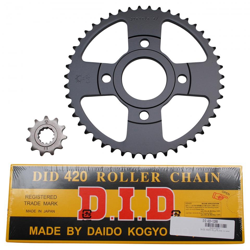 Kit chaîne DID pour Moto MBK 50 X-Power 2003 à 2006 Neuf