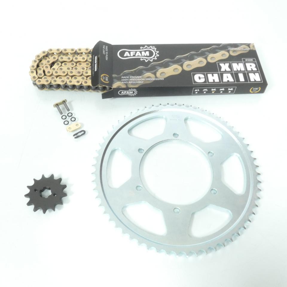 Kit chaîne Afam pour moto Aprilia 125 RS4 2012 à 2020 13x60 pas 428 136L Neuf
