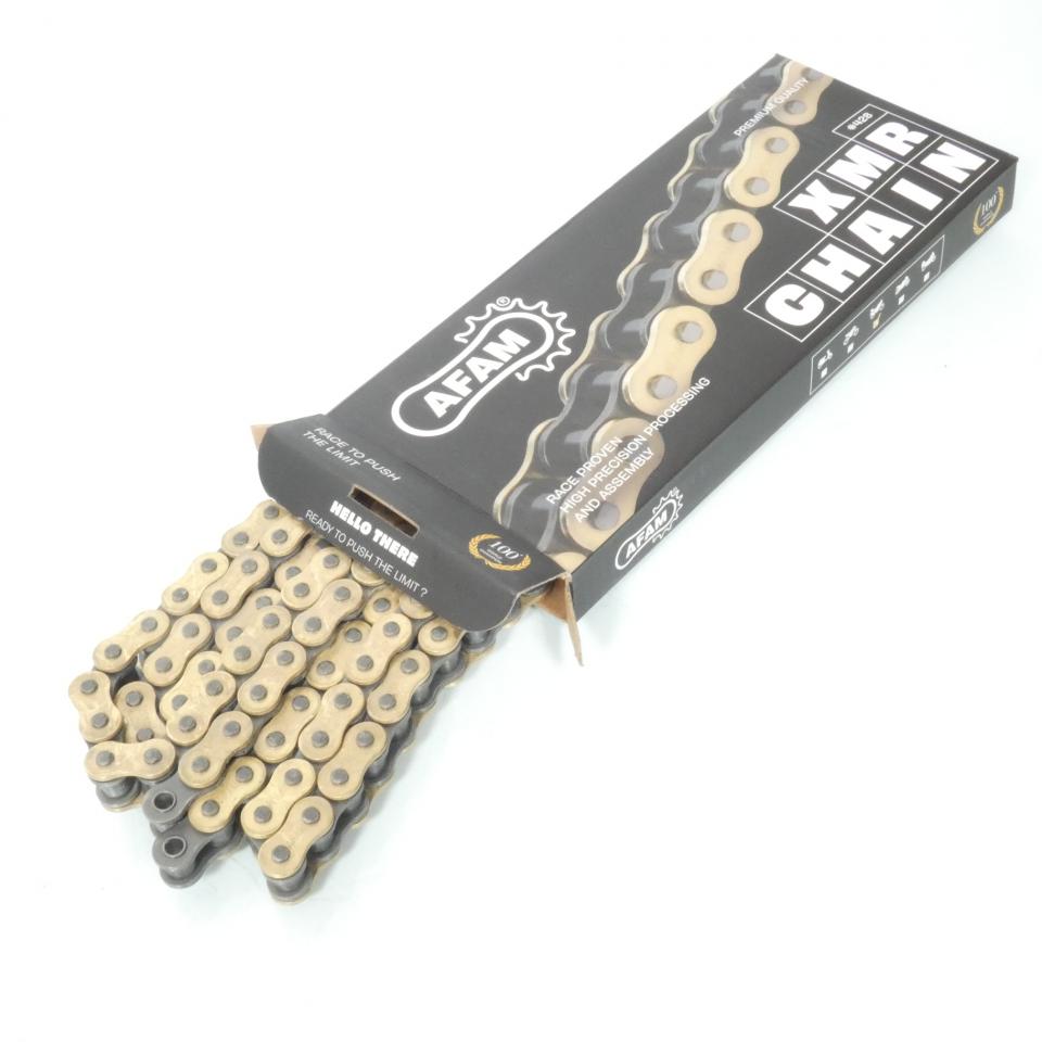 Kit chaîne Afam pour moto Yamaha 125 YZF 2008 à 2012 14x48 pas 428 Neuf