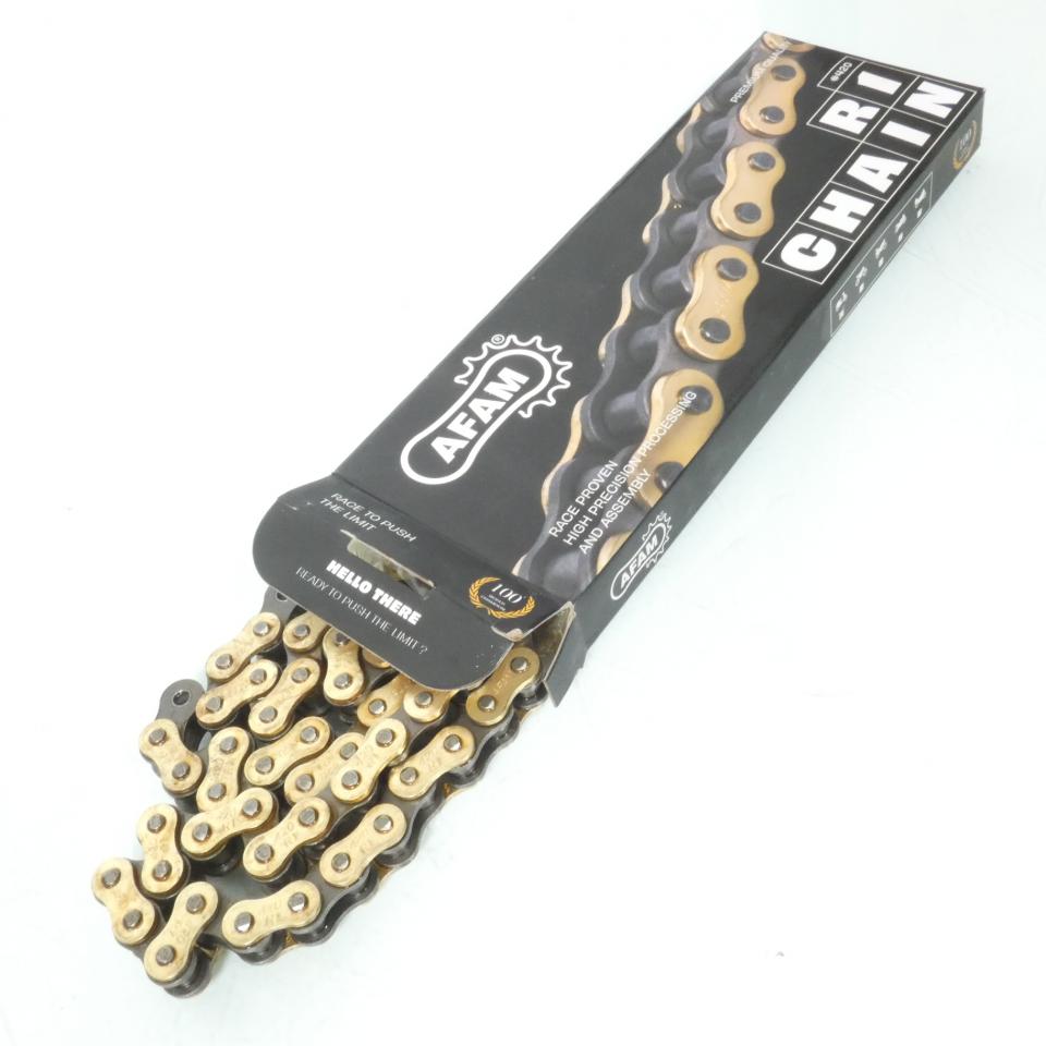 Kit chaîne Afam pour moto Rieju 50 RR 2005 à 2011 11x51 pas 420 126L Neuf