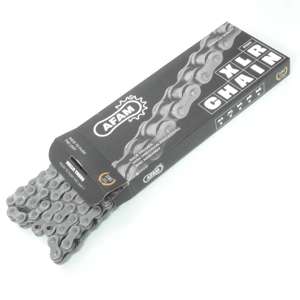 Kit chaîne Afam pour moto Honda 125 Shadow 1999 à 2007 14x41 pas 520 112L Neuf