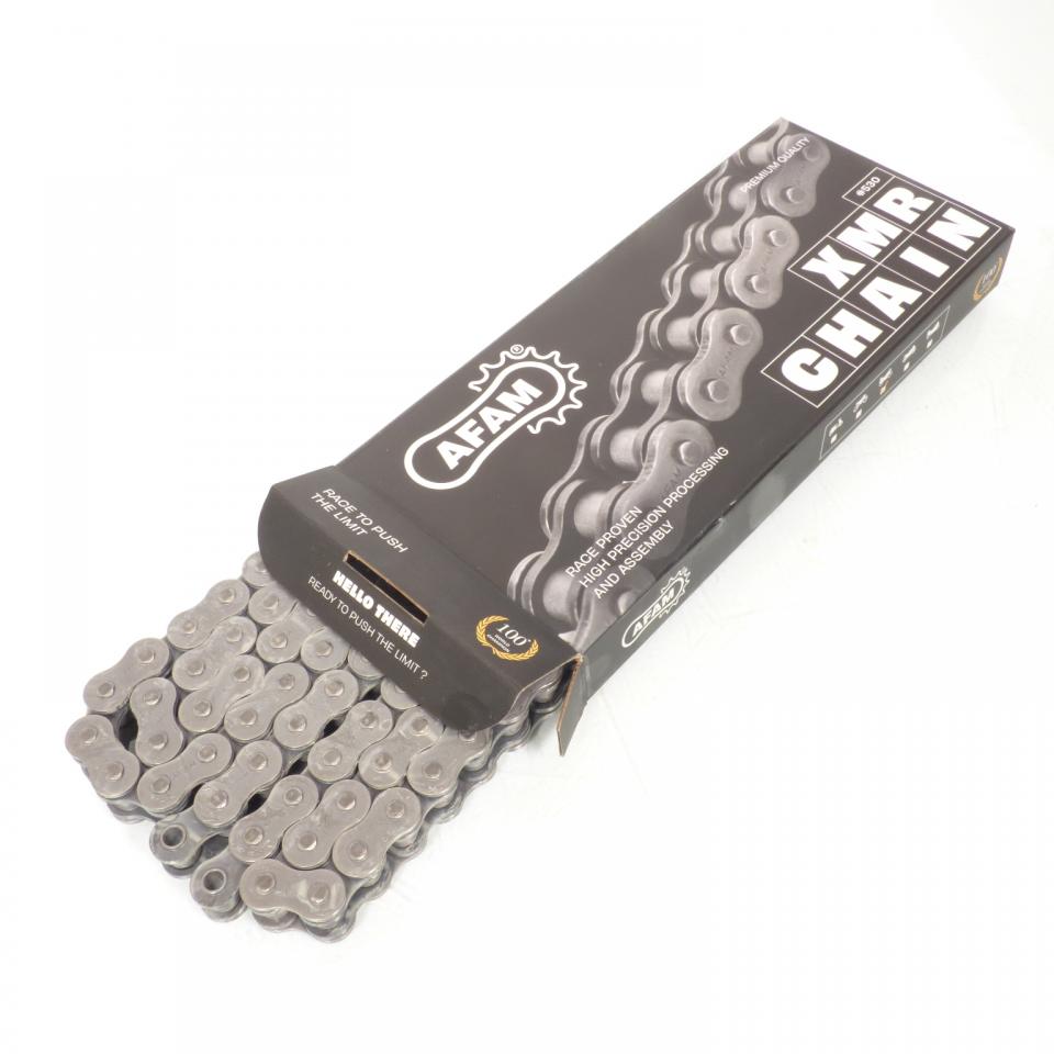 Kit chaîne Afam 15x47 pas 530 110L pour moto Suzuki 600 Bandit 1995 à 1999 Neuf