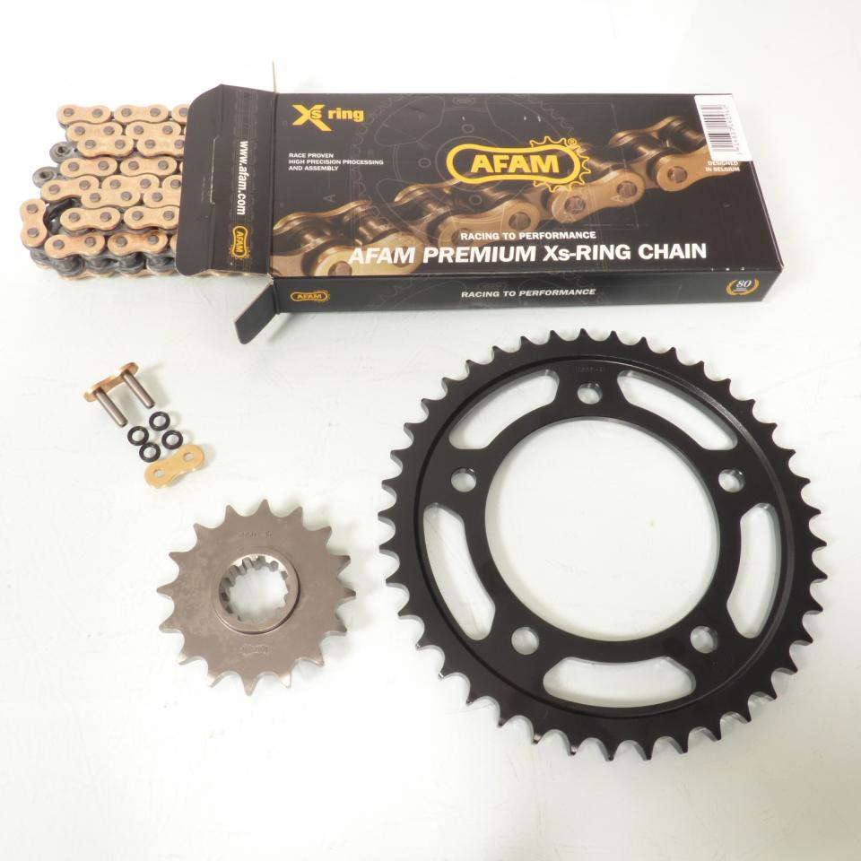 Kit chaîne Afam pour moto Honda 1000 VTR 1997 à 2006 16x41 pas 530 Neuf