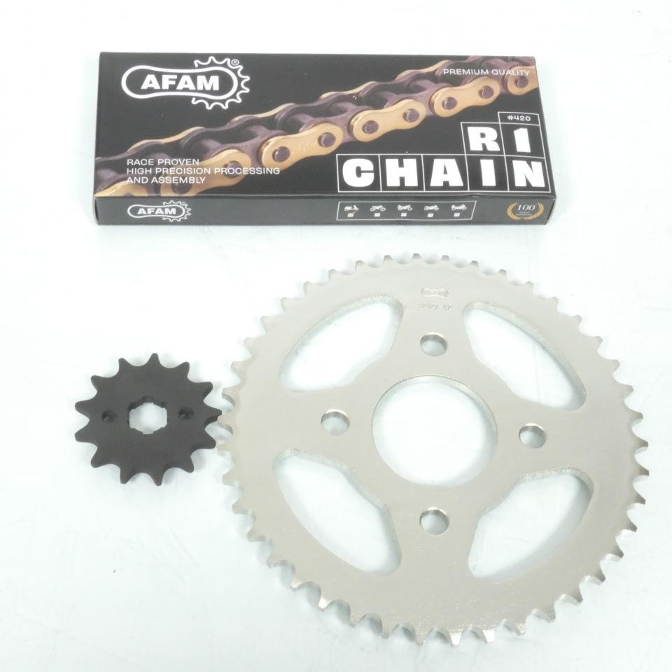 Kit chaîne Afam pour Moto Chinois 50 motocycle Neuf