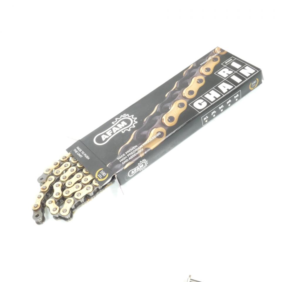 Kit chaîne Afam pour moto Yamaha 50 DTR 2003 à 2006 11x50 pas 420 Neuf