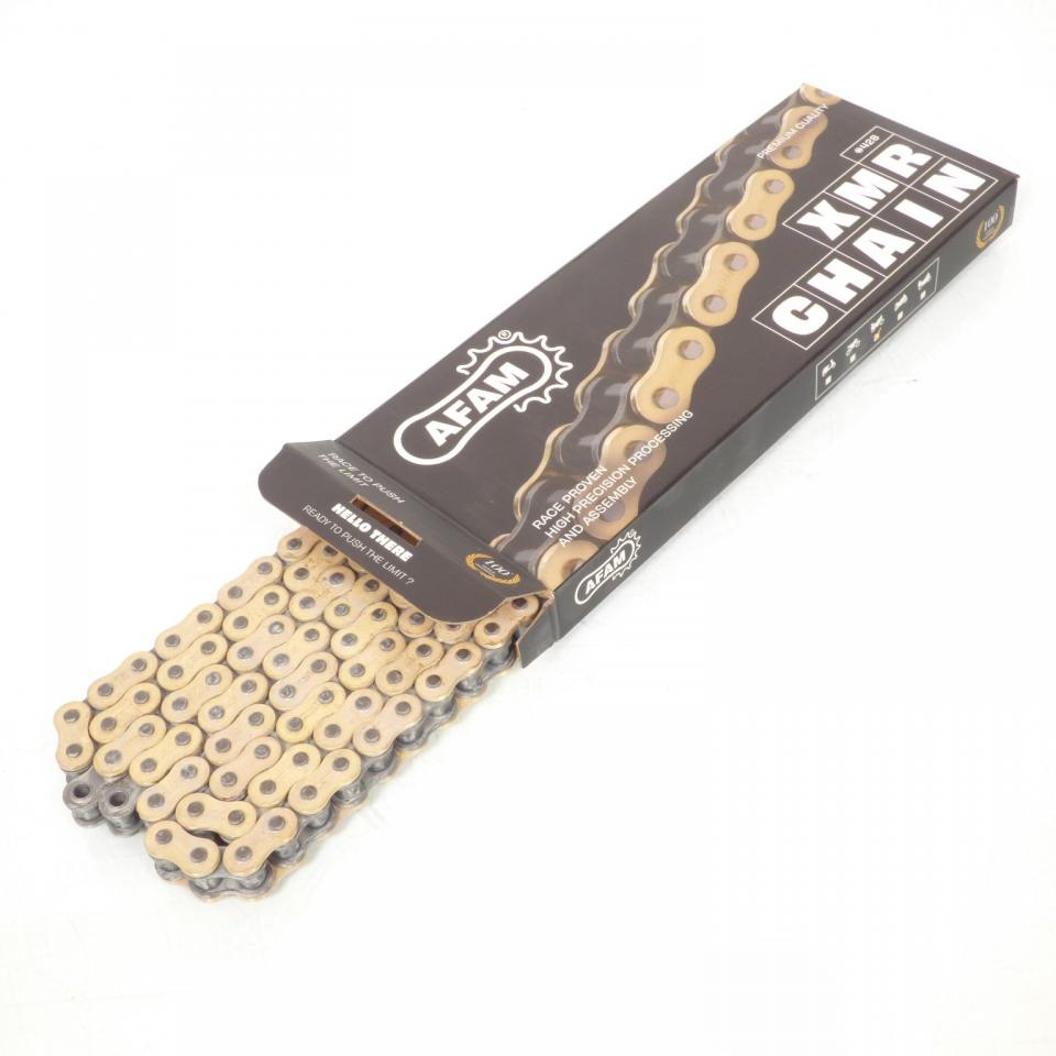Kit chaîne Afam pour Suzuki 125 Intruder 1999 à 2007 14x56 pas 428 142L Neuf