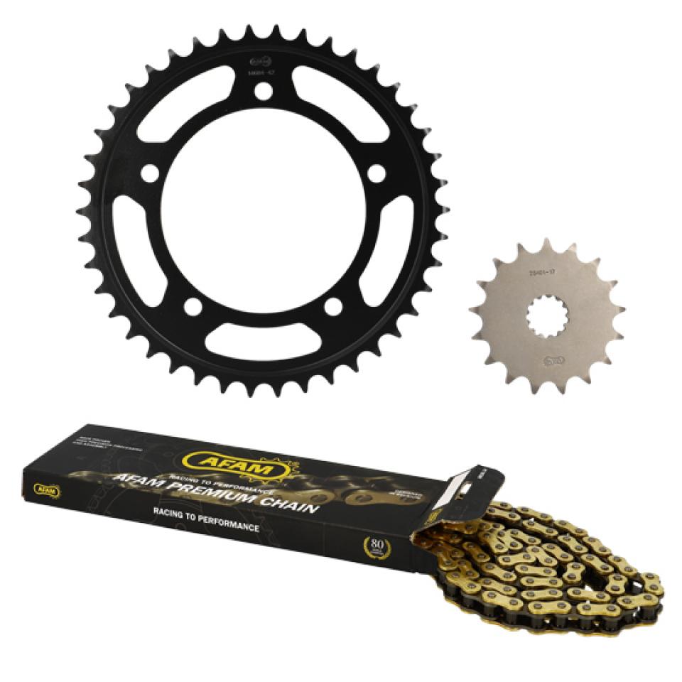 Kit chaîne Afam pour Moto Suzuki 750 GSR 2011 à 2016 Neuf